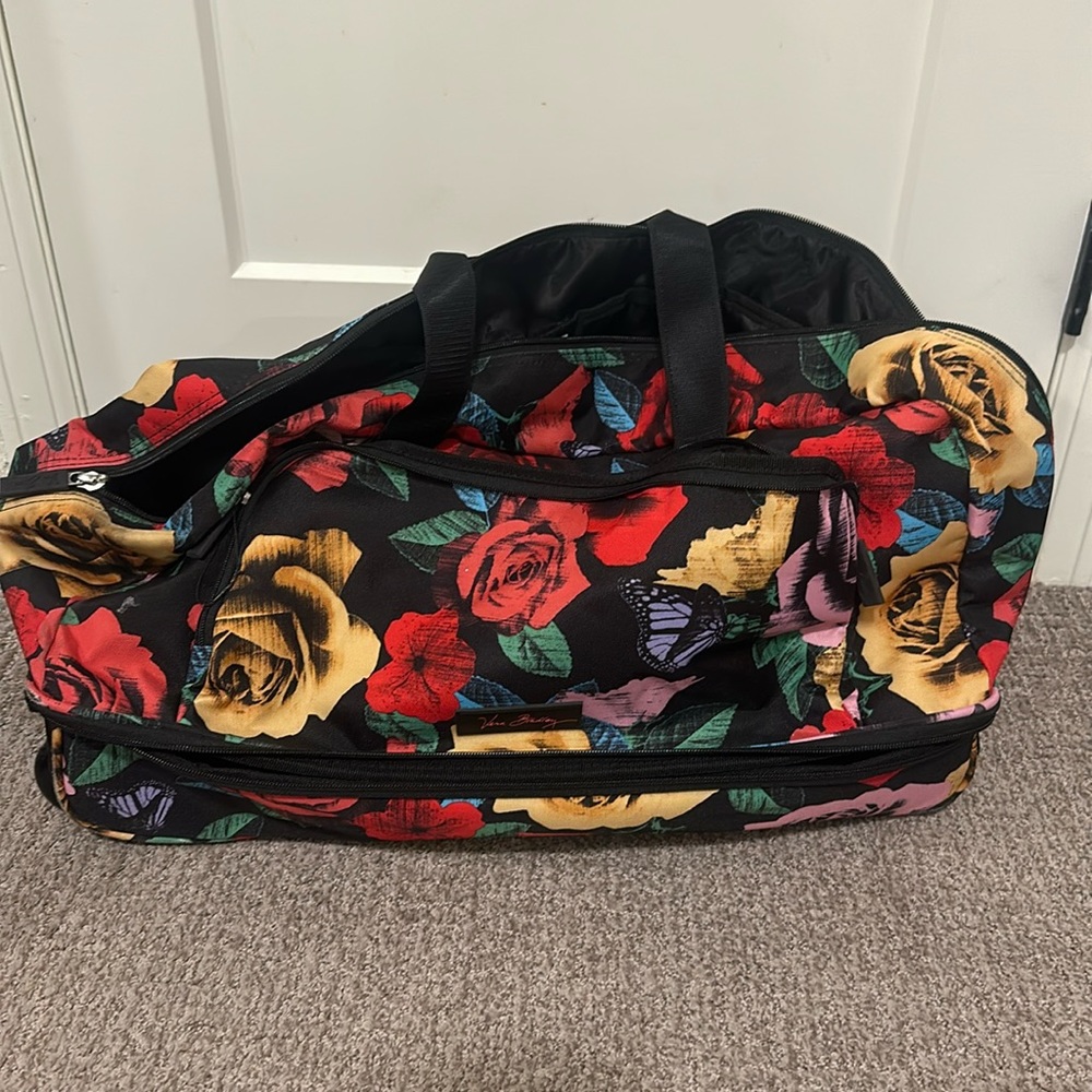 Vera Bradley rolling duffle
